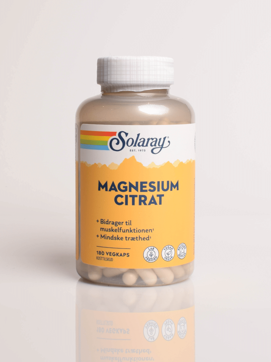 Magnesiumcitrat Solaray (180 Kapseln)
