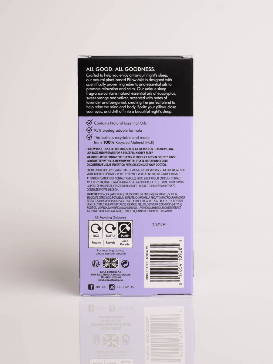 Sleep Lavender & Bergamot Pillow Mist Veganes Kissenspray
