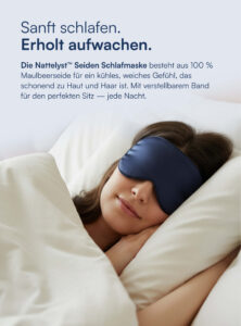 Seiden-Schlafmaske (100% Maulbeer-Seide)