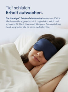 Seiden-Schlafmaske (100% Maulbeer-Seide)