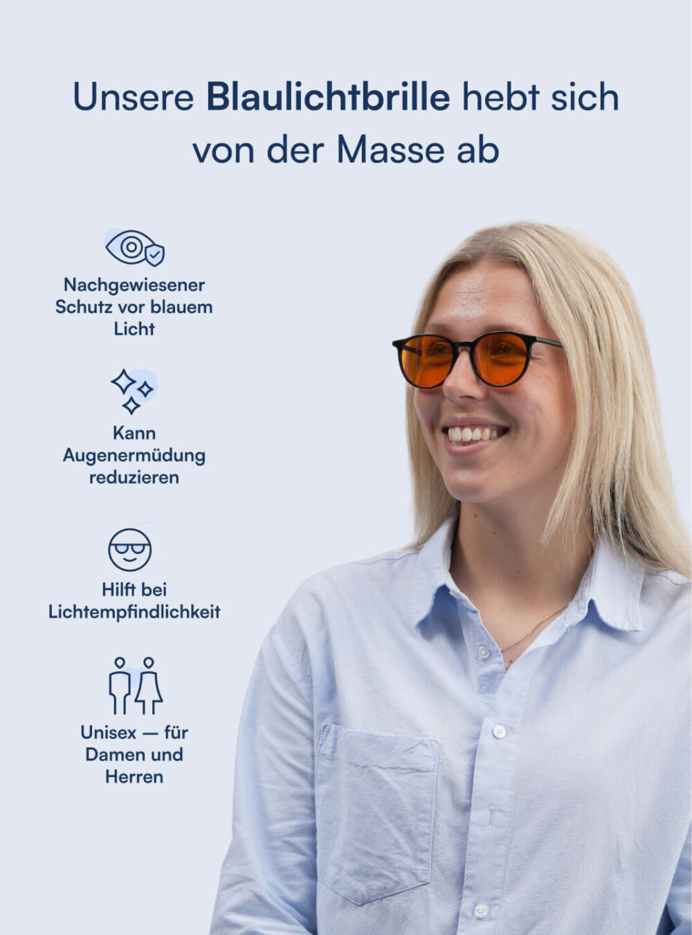 ORION Blaulichtfilter Brille