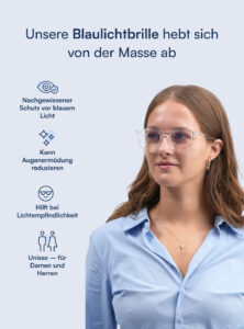 PURE Blaulichtfilter Brille