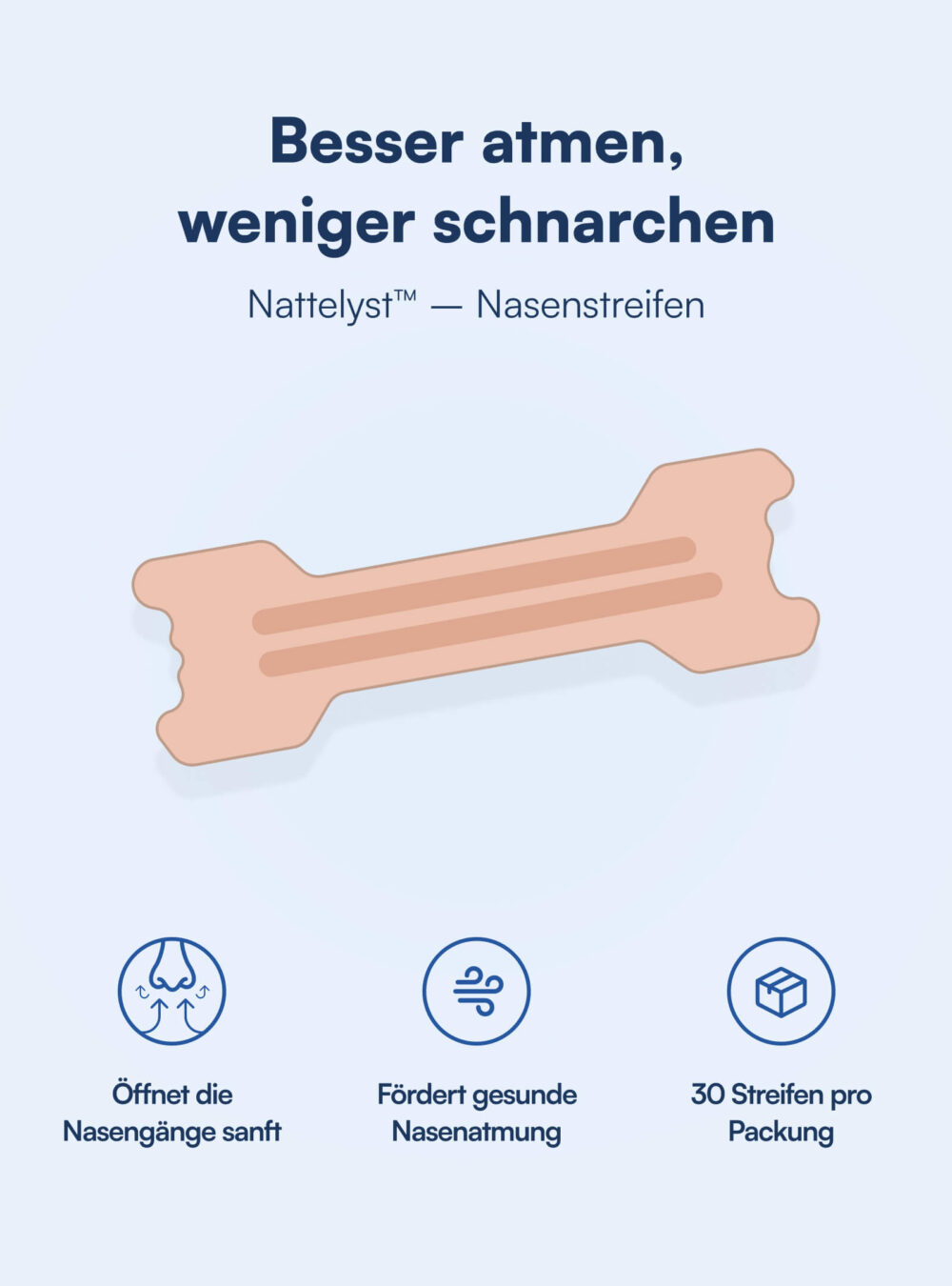 Nattelyst™ Nasenpflaster