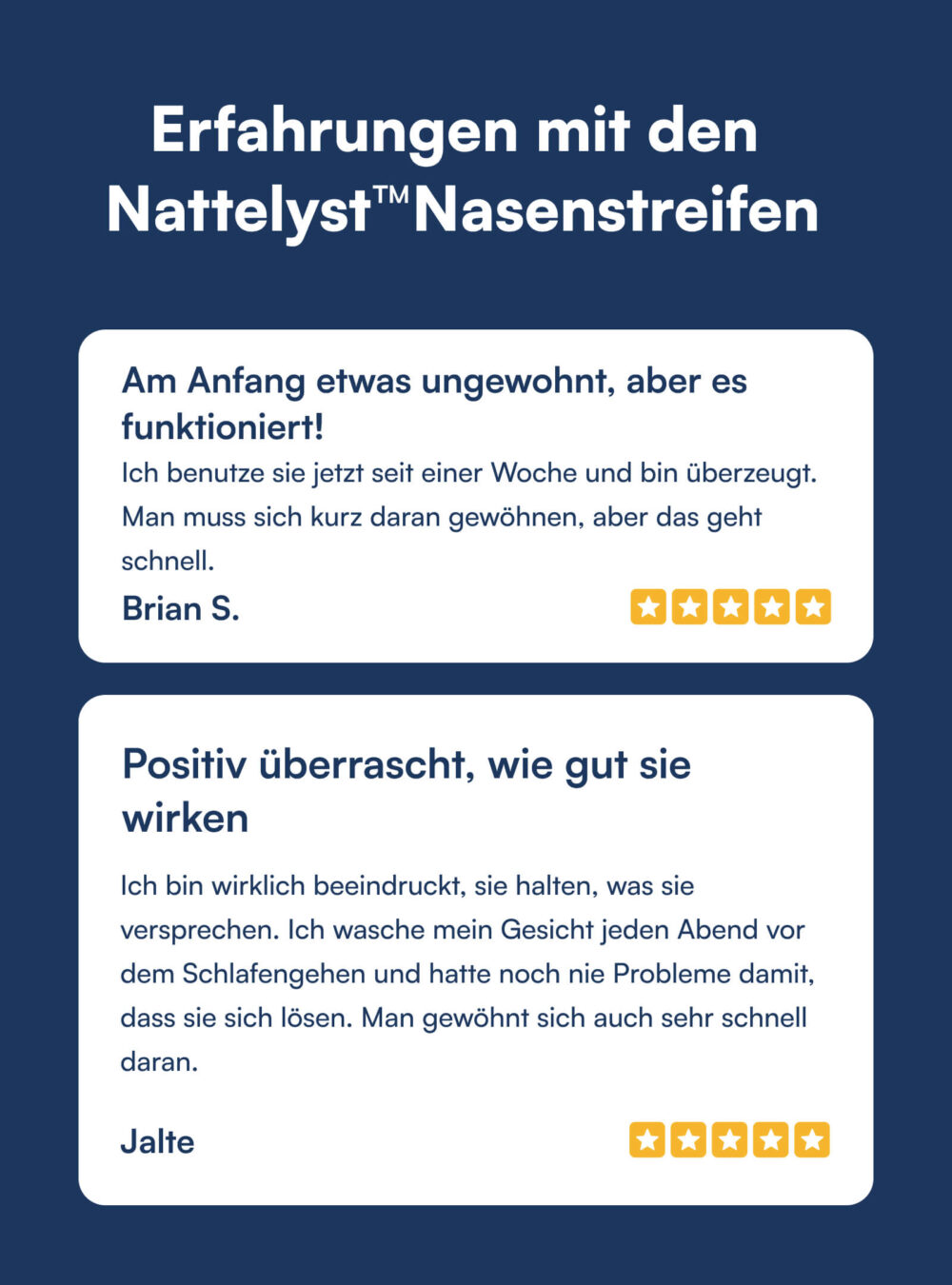 Nattelyst™ Nasenpflaster