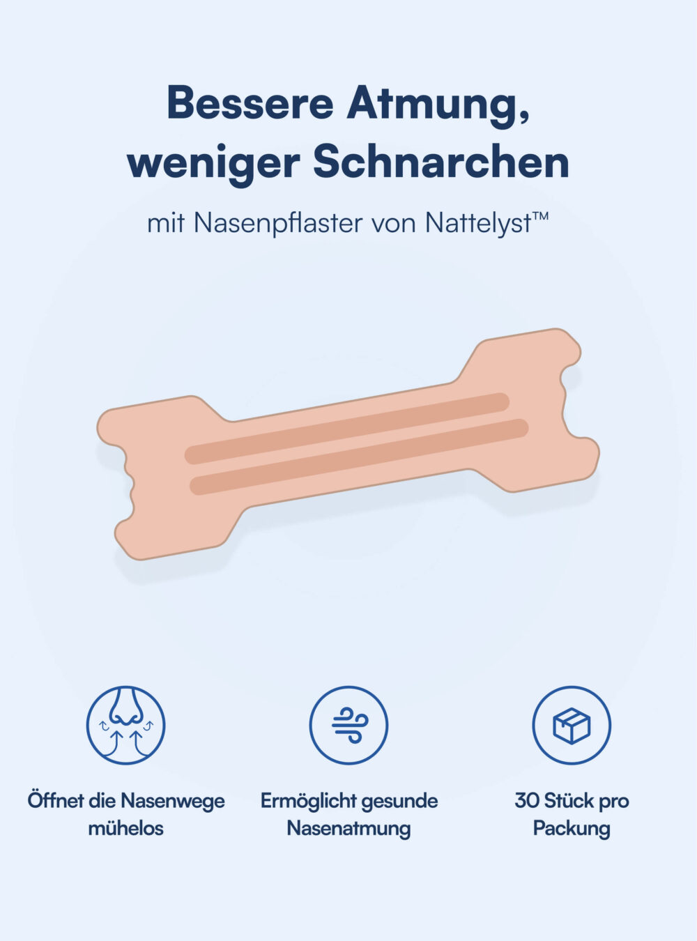 Nattelyst™ Nasenpflaster