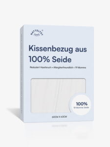 100% Maulbeer-Seide Kissenbezug (OEKO-TEX) Weiß