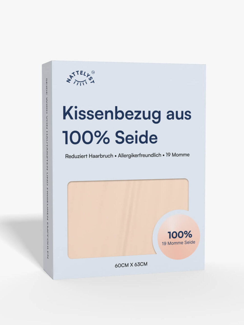 100% Maulbeer-Seide Kissenbezug (OEKO-TEX) Beige