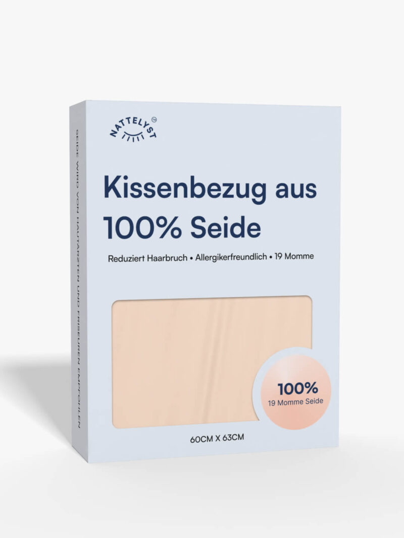 100% Maulbeer-Seide Kissenbezug (OEKO-TEX) Beige