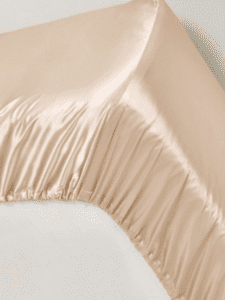 100% Maulbeer-Seide Spannbettlaken (OEKO-TEX) Beige
