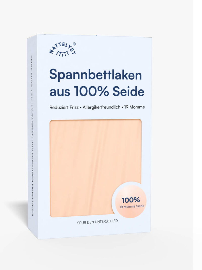 100% Maulbeer-Seide Spannbettlaken (OEKO-TEX) Beige