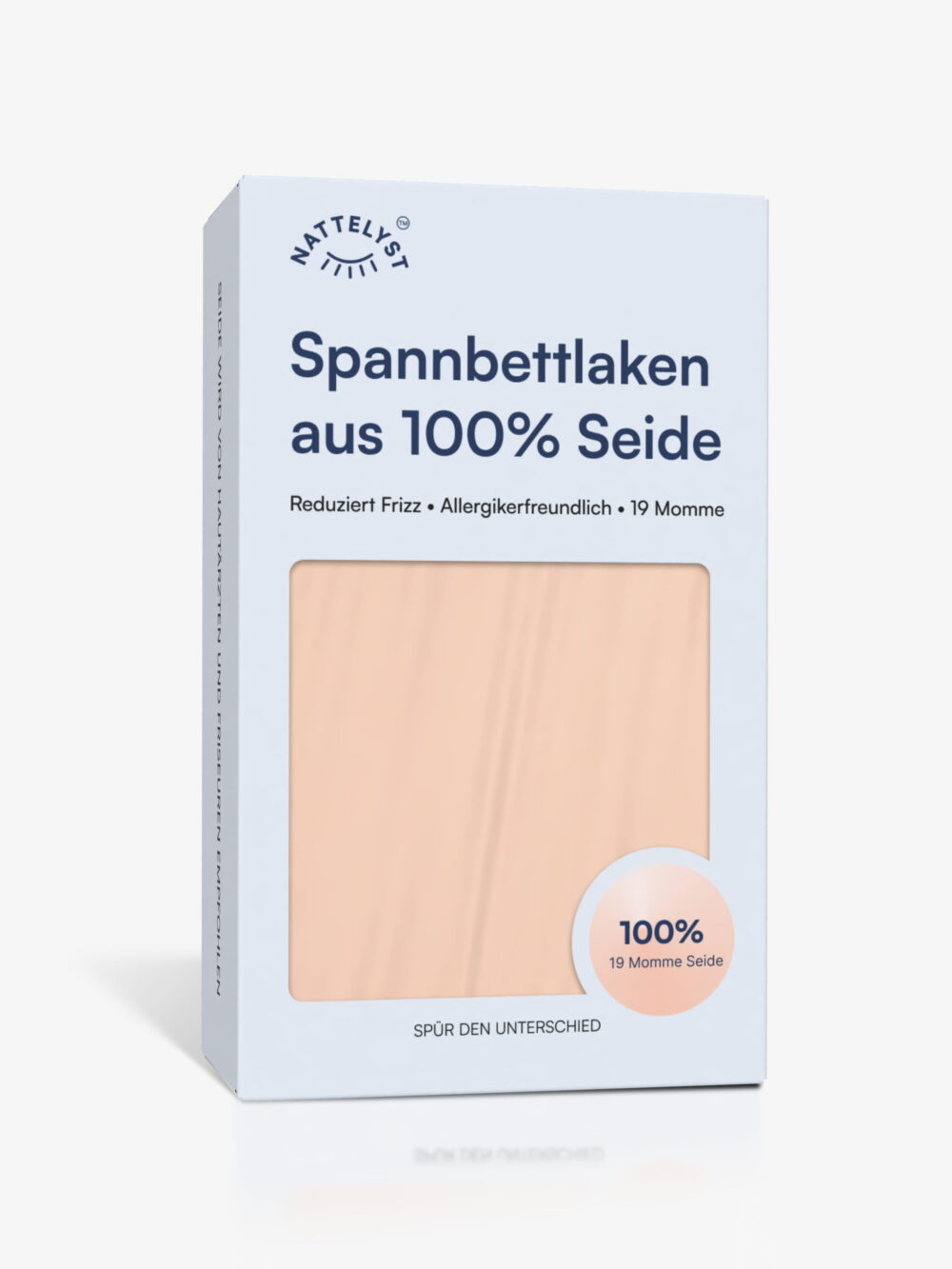 100% Maulbeer-Seide Spannbettlaken (OEKO-TEX) Beige