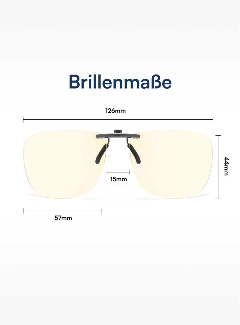 Clip On® Blue-Light-Brille (30%)