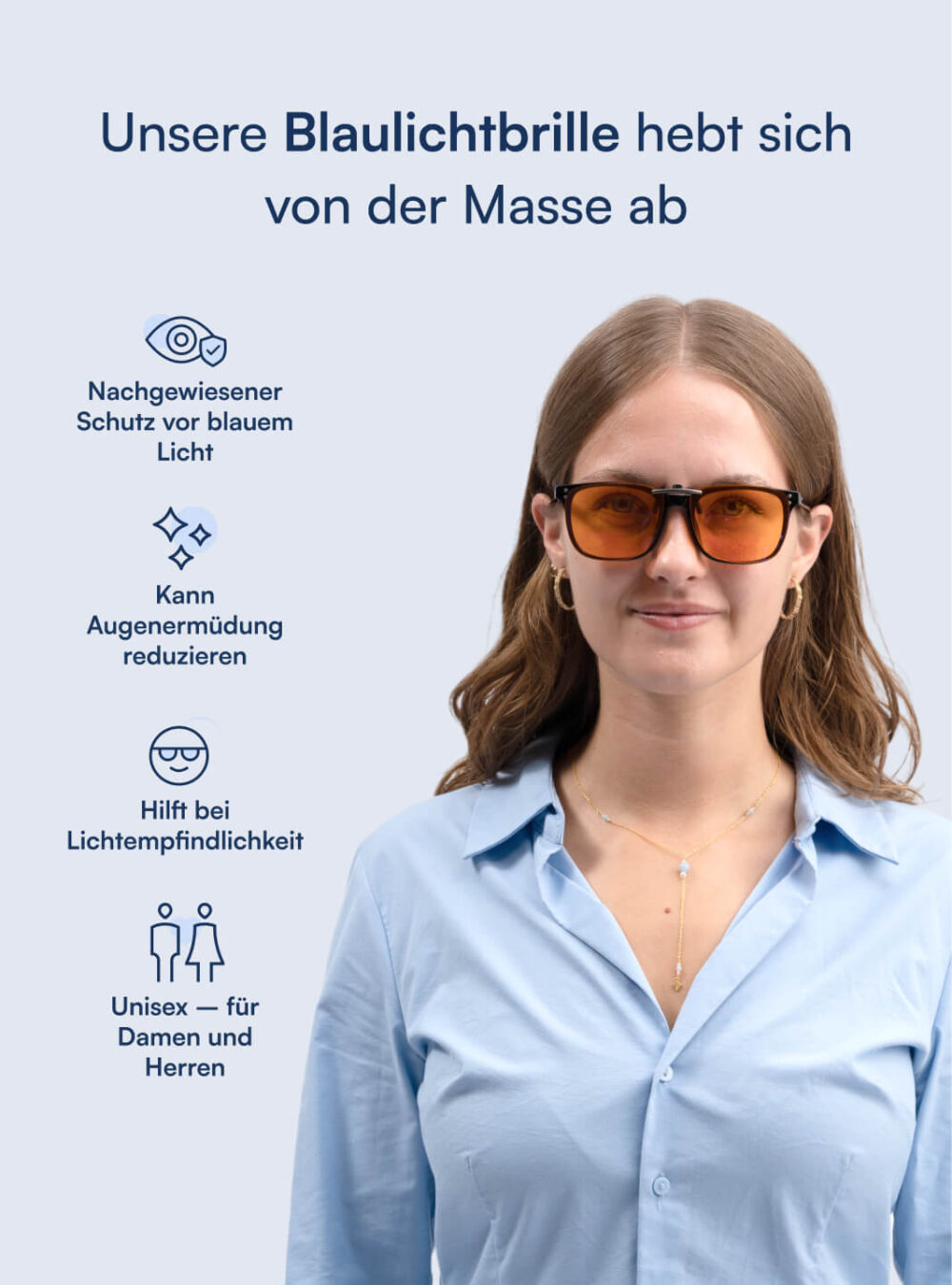 Clip On® Blue-Light-Brille (98%)
