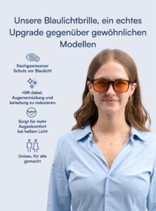 Clip On® - Blaulicht-Brille (98%)