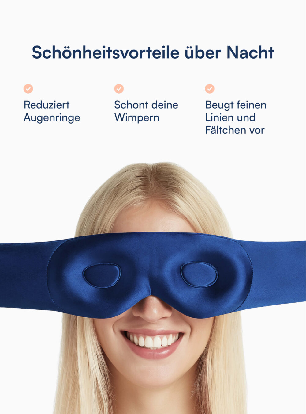 Mögli Schlafmaske (100% Maulbeer-Seide)