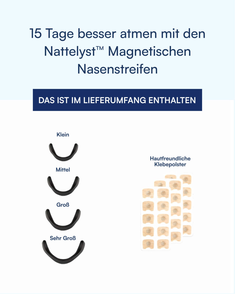 Magnetische Nasenpflaster (Bessere Atmung) Nattelyst™