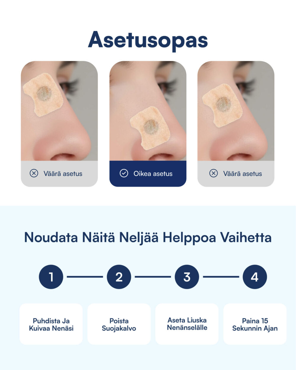 Refill - Magnetische Nasenstrips