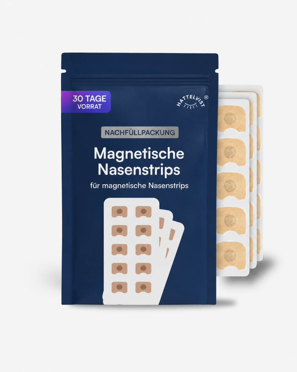 Refill - Magnetische Nasenstrips