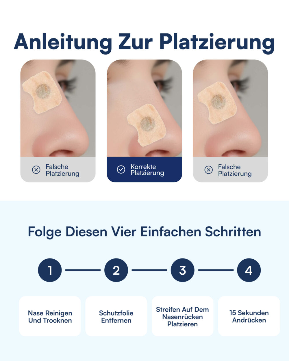 Refill - Magnetische Nasenpflaster