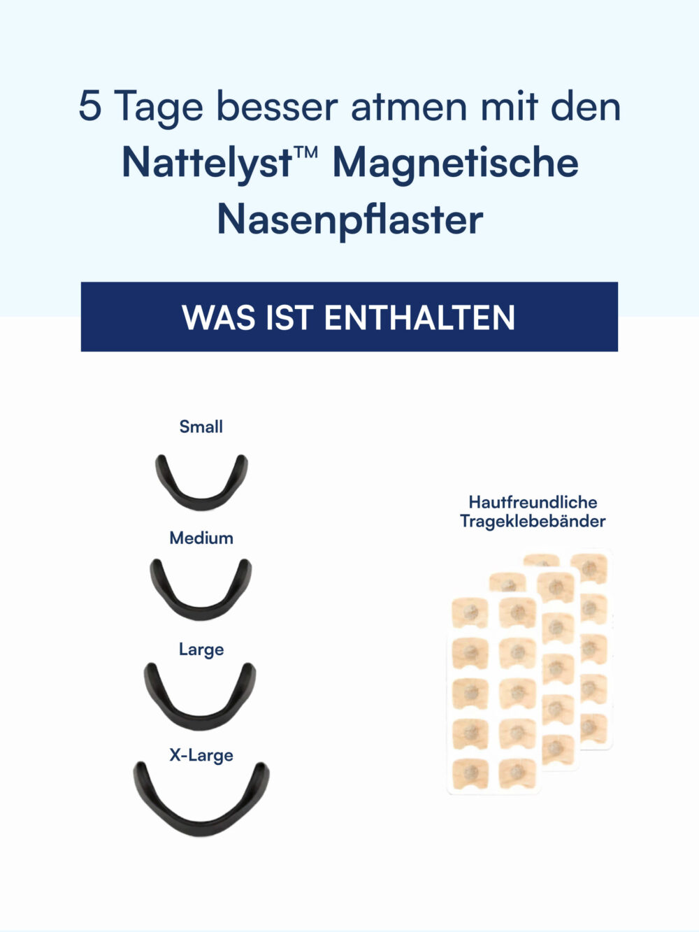 Magnetische Nasenpflaster (Bessere Atmung) Nattelyst™
