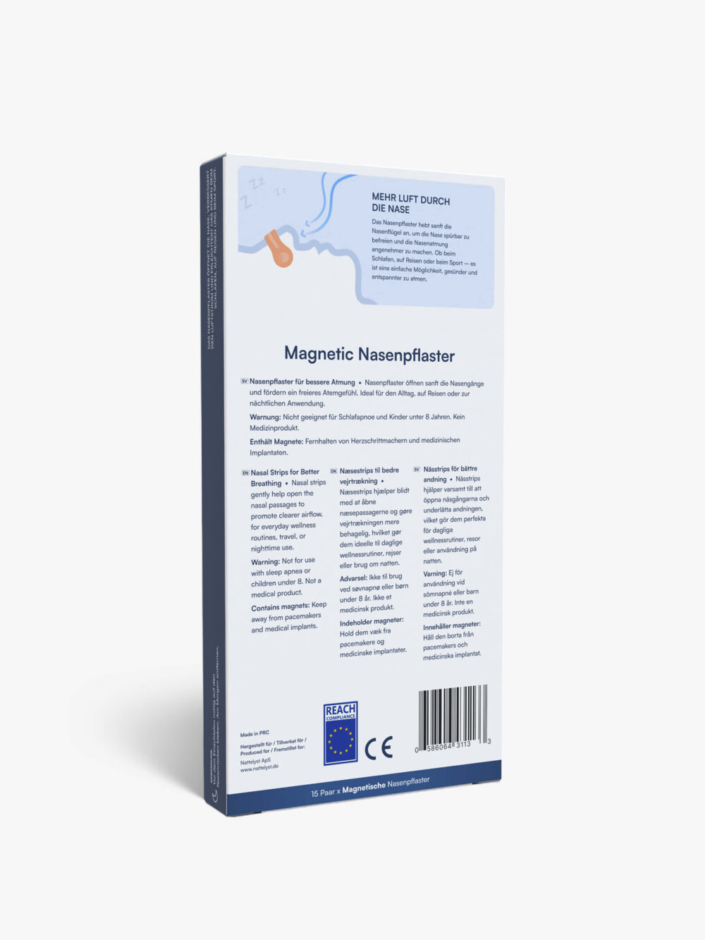 Magnetische Nasenpflaster (Bessere Atmung) Nattelyst™