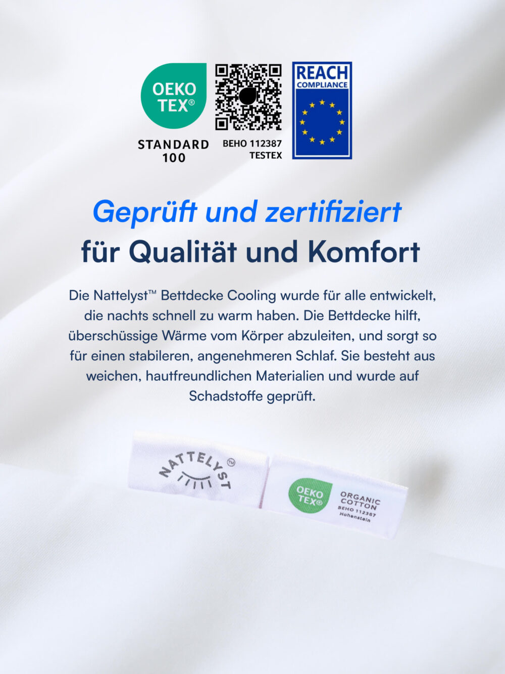 Nattelyst™ Kühlende Bettdecke