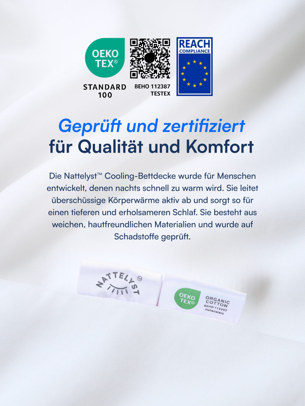 Kühlende Bettdecke Nattelyst™