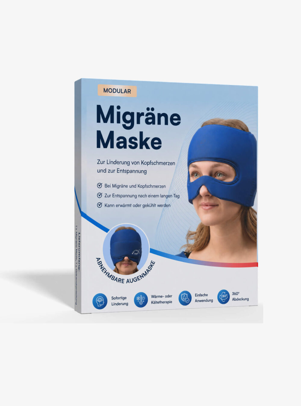 Nattelyst™ Migräne-Maske (Modular)