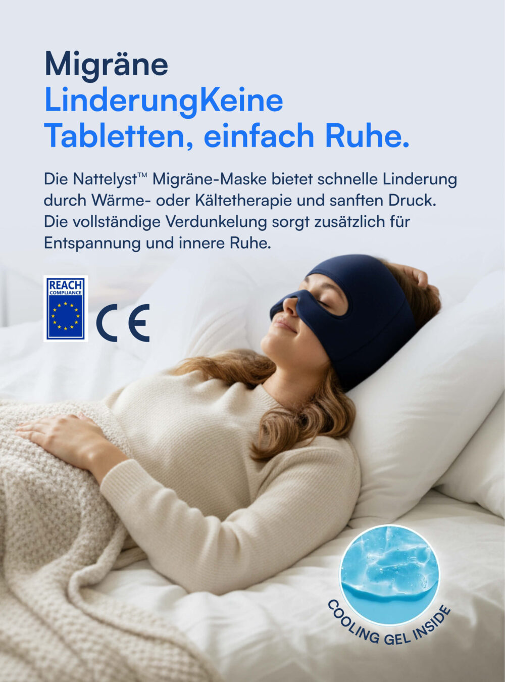 Nattelyst™ Migräne-Maske