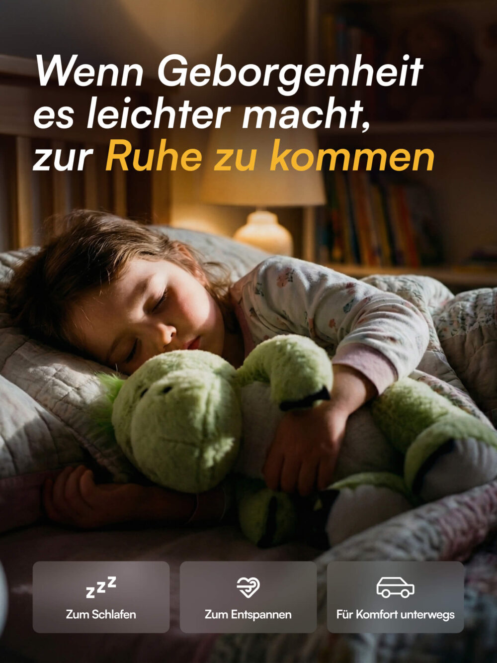 Benny (Grüner Drache Gewichts-Kuscheltier) Vugg Bears™