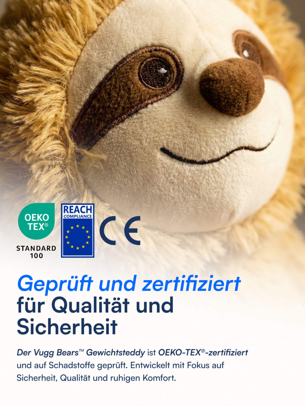 Buddy (Faultier Gewichts-Kuscheltier) Vugg Bears™