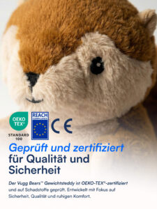 Mika (Otter Gewichts-Kuscheltier) Vugg Bears™