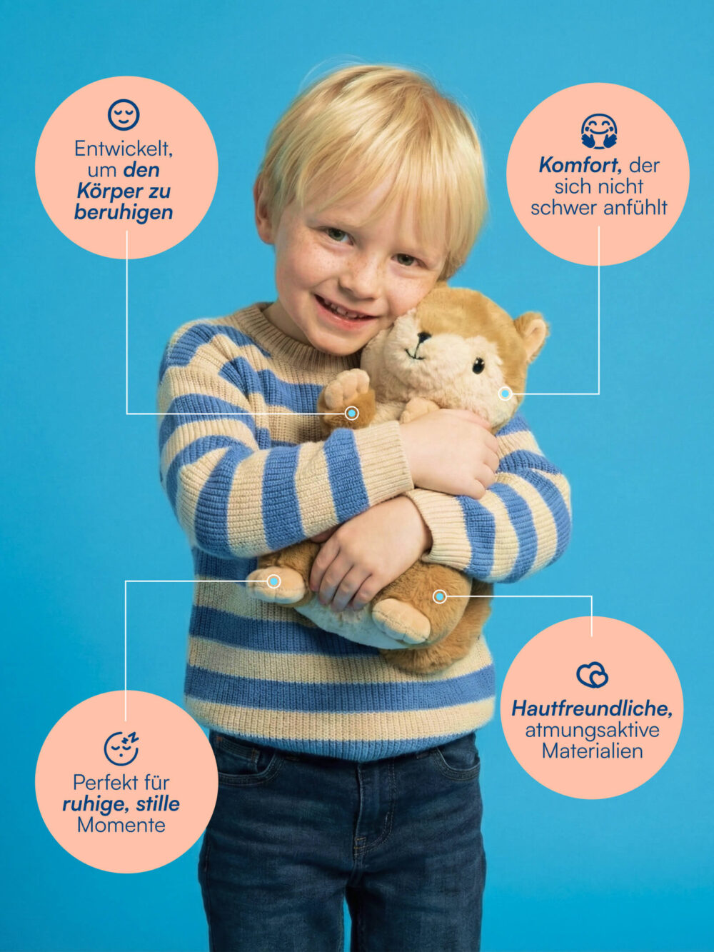 Mika (Otter Gewichts-Kuscheltier) Vugg Bears™