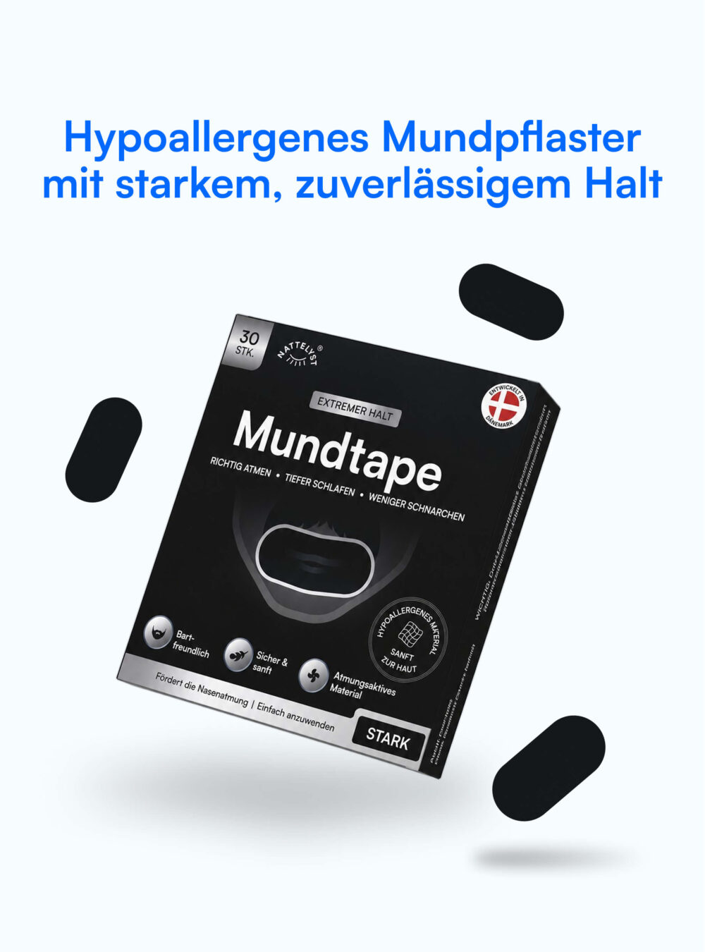 Nattelyst™ Mundpflaster Extreme